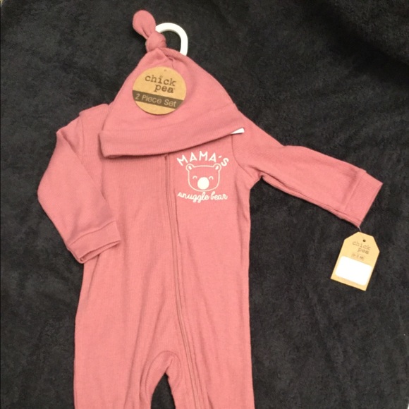 NWT Infant 0-3 months / 2 piece footie set - Picture 3 of 6